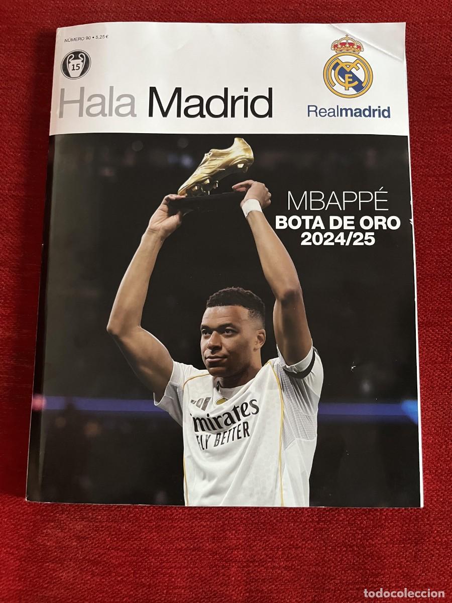 Sports collectibles: REVISTA OFICIAL REAL MADRID HALA MADRID # 90 CAMPEON BOTA DE ORO 24 25 2024 2025 KYLIAN MBAPPE