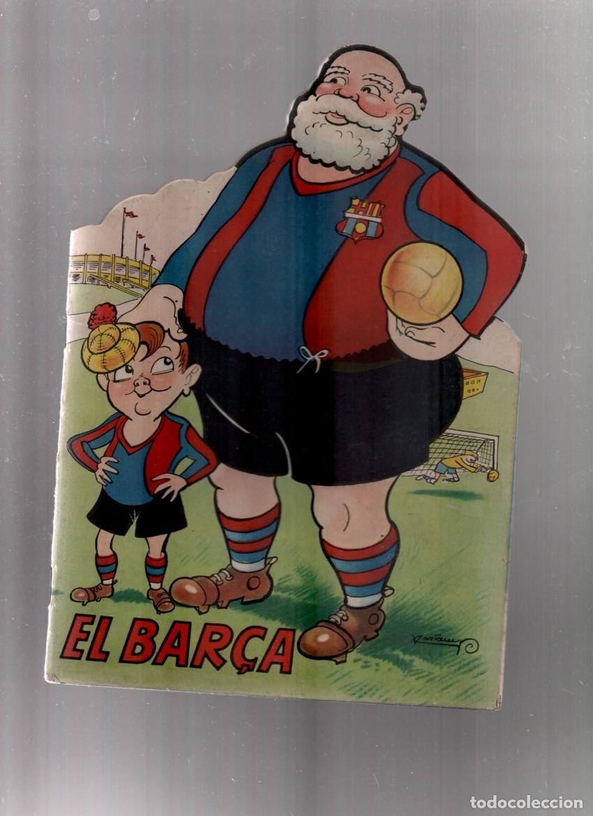 Collezionismo sportivo: EL BAR&Ccedil;A. CUENTO TROQUELADO INFANTIL. VIDA DE TITO BALON QUE LLEG&Oacute; A SER CAMPEON