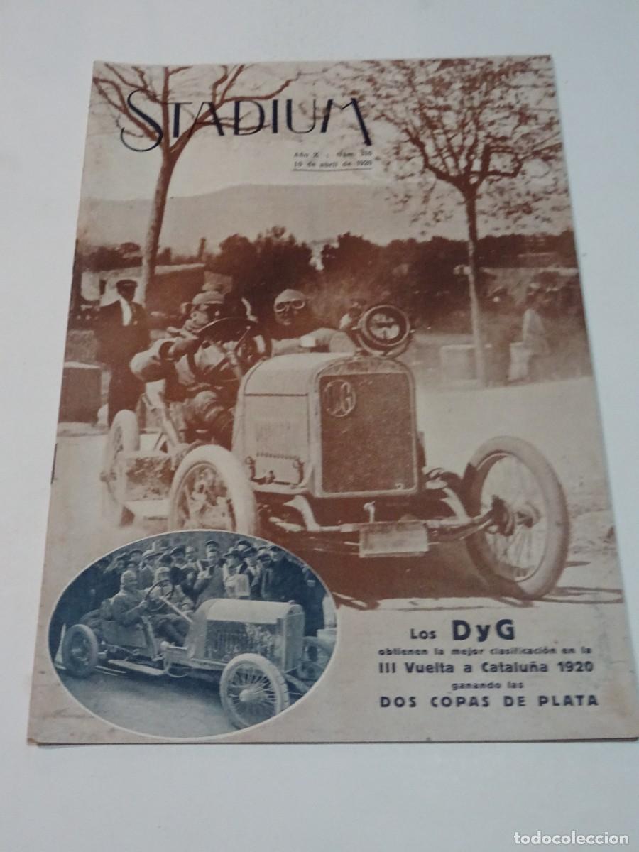 Coleccionismo deportivo: STADIUM A&Ntilde;O X N.316 ABRIL 1920 SEMIFINALES CAMPEONATO ESPA&Ntilde;A FC BARCELONA - IR&Uacute;N, ALC&Aacute;NTARA, ZAMORA