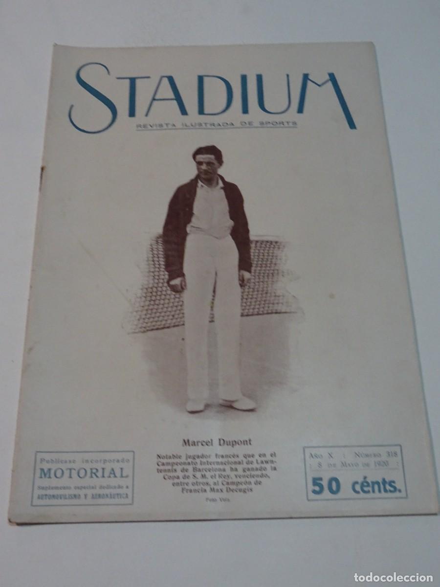Coleccionismo deportivo: STADIUM A&Ntilde;O X N.318 MAYO 1920 HOMENAJE A PAULINO ALC&Aacute;NTARA, FC BARCELONA CAMPEONES DE ESPA&Ntilde;A
