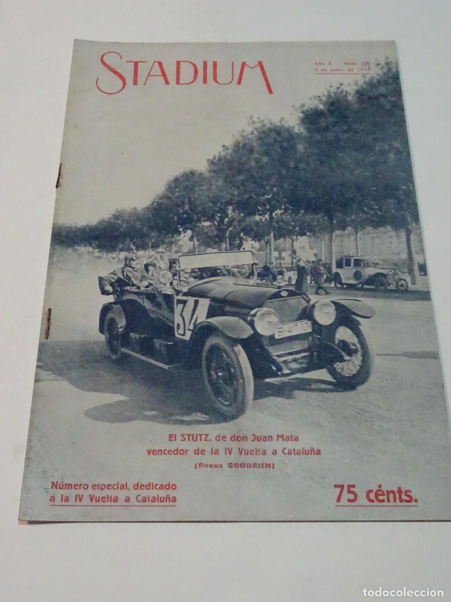 Coleccionismo deportivo: STADIUM A&Ntilde;O X N.320 JUNIO 1920 CONCURSO AUTOCAMIONES, IV VUELTA CATALU&Ntilde;A AUTOMOVILISMO