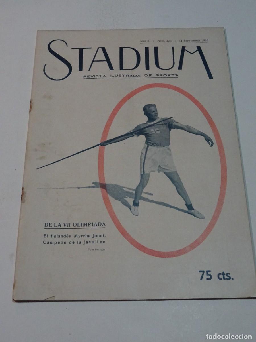 Sammelleidenschaft Sport: STADIUM A&Ntilde;O X N.326 SEPTIEMBRE 1920 CIRCUITO DE MANS, BUGATTI FRIEDRICH, OLIMPIADA AMBERES