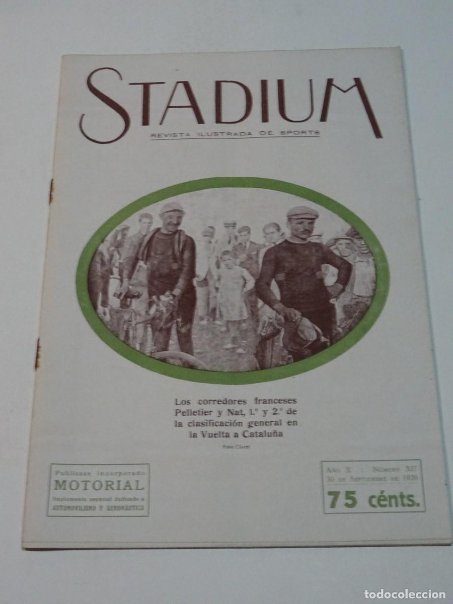 Coleccionismo deportivo: STADIUM A&Ntilde;O X N.327 SEPTIEMBRE 1920 CARRERAS AUTOMOVILES ESTADOS UNIDOS , BALLOT Y MILTON