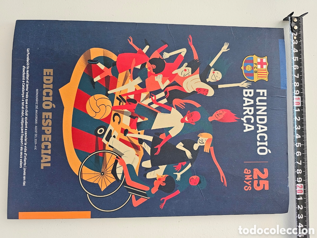 Coleccionismo deportivo: Revista especial 25 anys Fundaci&oacute; Bar&ccedil;a, 2019 Bartomeu