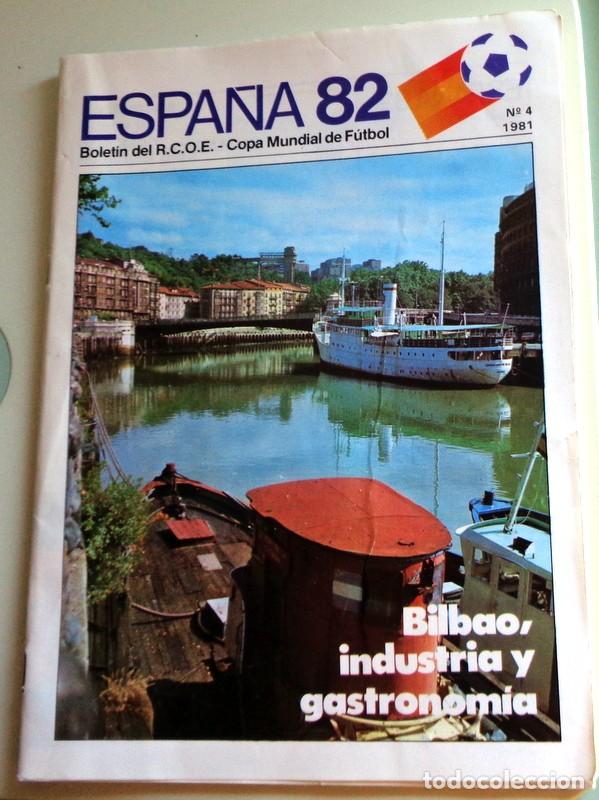 Coleccionismo deportivo: REVISTA N&ordm;4 BOLET&Iacute;N OFICIAL COMIT&Eacute;. MUNDIAL F&Uacute;TBOL ESPA&Ntilde;A 82. BILBAO. CAMPEONATO FIFA 1982