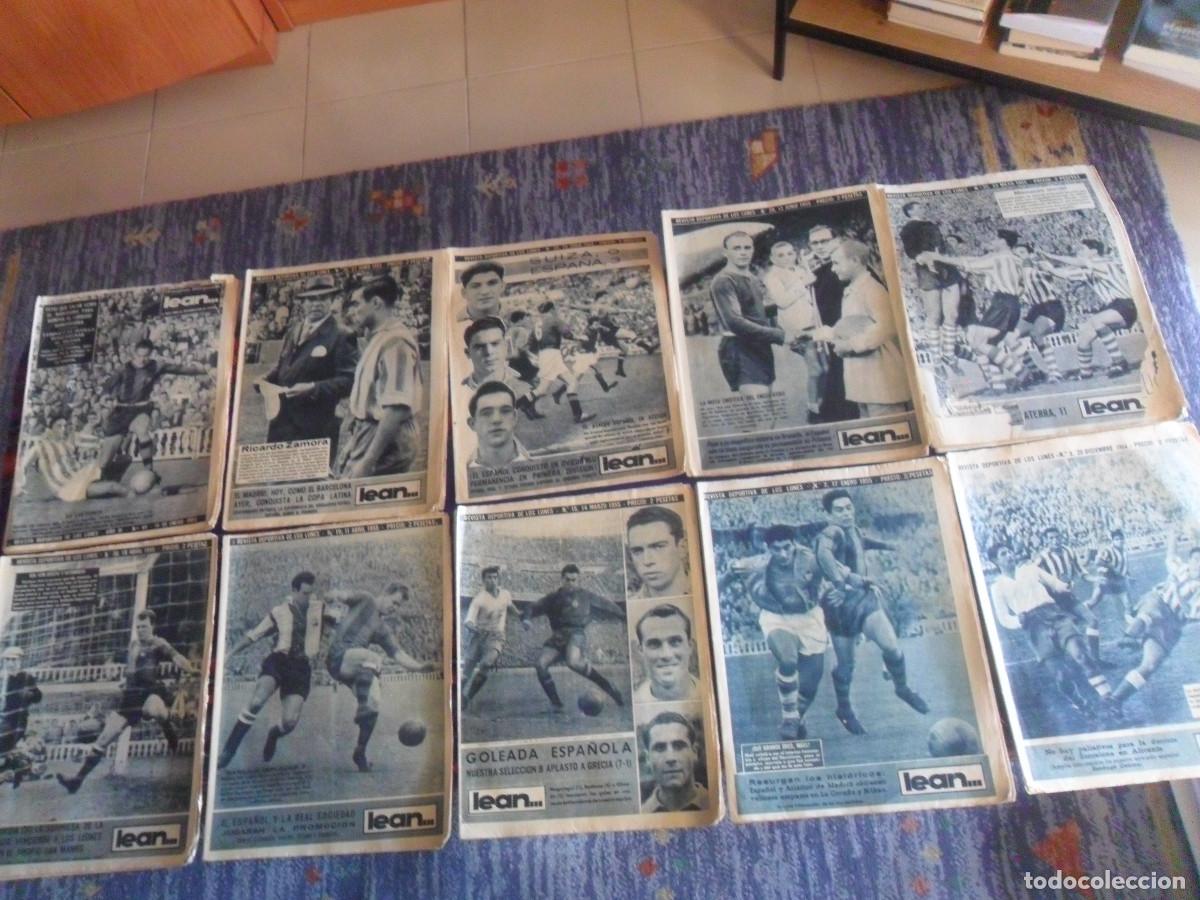 Coleccionismo deportivo: 22 N&ordm;S LEAN LA REVISTA DEPORTIVA DE LOS LUNES ENTRE N&ordm; 3 7 Y 51 M&Aacute;S 91 616 1954 KUBALA DI ST&Eacute;FANO...