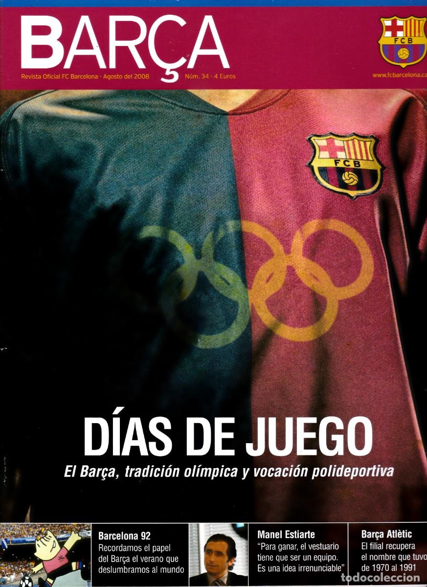 Colecionismo desportivo: REVISTA - OFICIAL DEL F.C. BARCELONA - N&ordm; 34 - EXCLUSIVA PARA SOCIOS (ABIERTA)