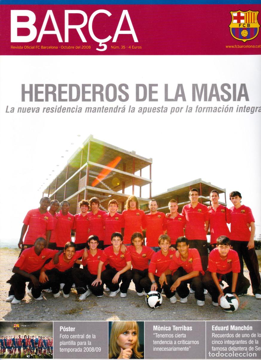 Colecionismo desportivo: REVISTA - OFICIAL DEL F.C. BARCELONA - N&ordm; 35 - EXCLUSIVA PARA SOCIOS (ABIERTA)