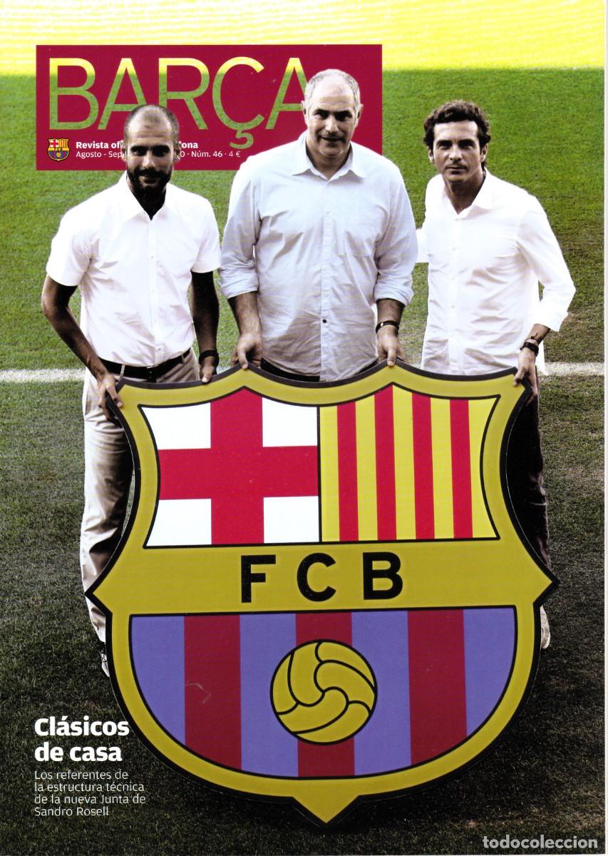 Sports collectibles: REVISTA - OFICIAL DEL F.C. BARCELONA - N&ordm; 46 - EXCLUSIVA PARA SOCIOS (ABIERTA)