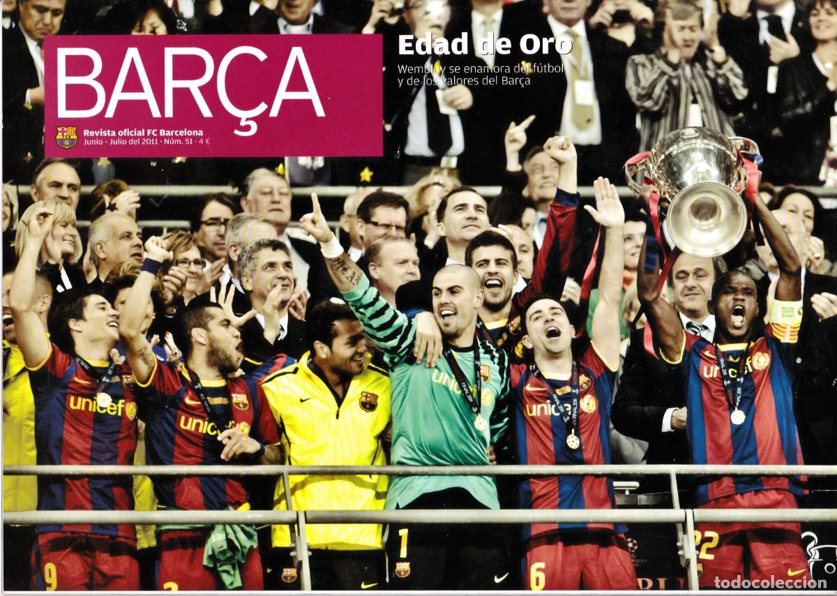 Sports collectibles: REVISTA - OFICIAL DEL F.C. BARCELONA - N&ordm; 51 - EXCLUSIVA PARA SOCIOS (ABIERTA)