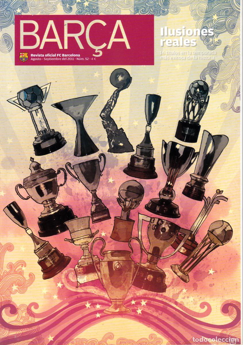Sports collectibles: REVISTA - OFICIAL DEL F.C. BARCELONA - N&ordm; 52 - EXCLUSIVA PARA SOCIOS (ABIERTA)
