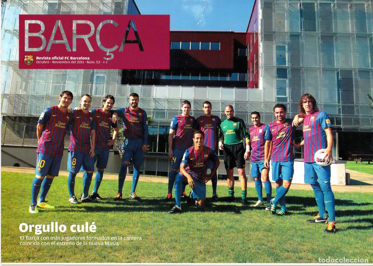 Sports collectibles: REVISTA - OFICIAL DEL F.C. BARCELONA - N&ordm; 53 - EXCLUSIVA PARA SOCIOS (ABIERTA)