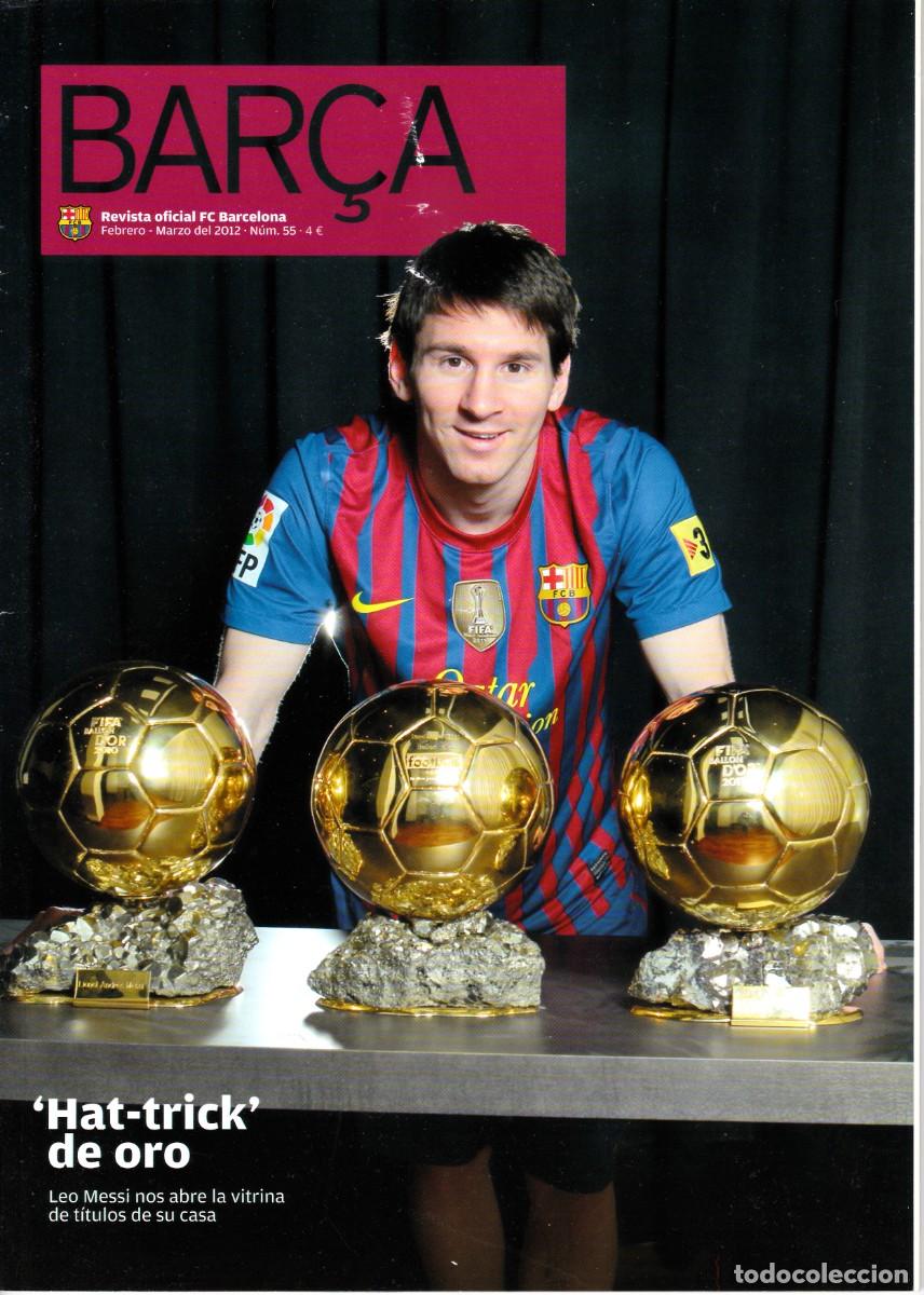 Sammelleidenschaft Sport: REVISTA - OFICIAL DEL F.C. BARCELONA - N&ordm; 55 - EXCLUSIVA PARA SOCIOS (ABIERTA)