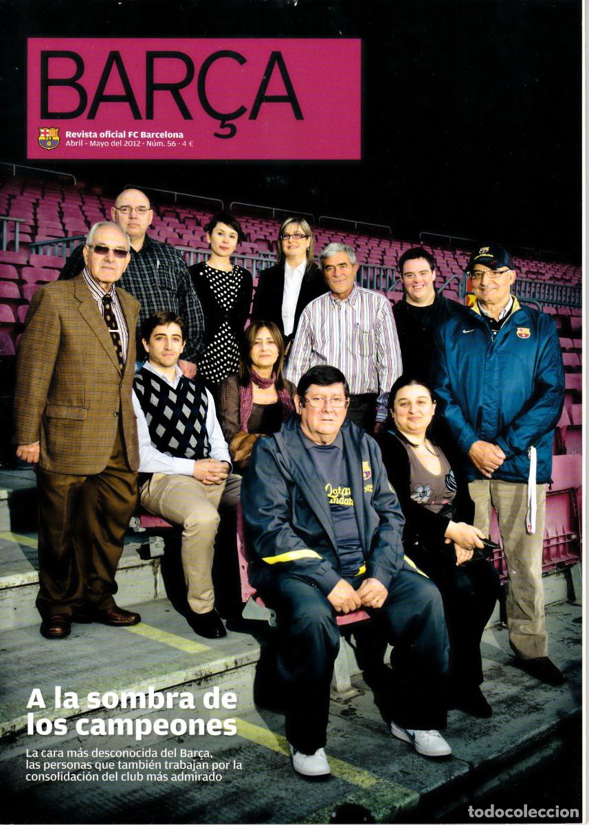 Sammelleidenschaft Sport: REVISTA - OFICIAL DEL F.C. BARCELONA - N&ordm; 56 - EXCLUSIVA PARA SOCIOS (ABIERTA)