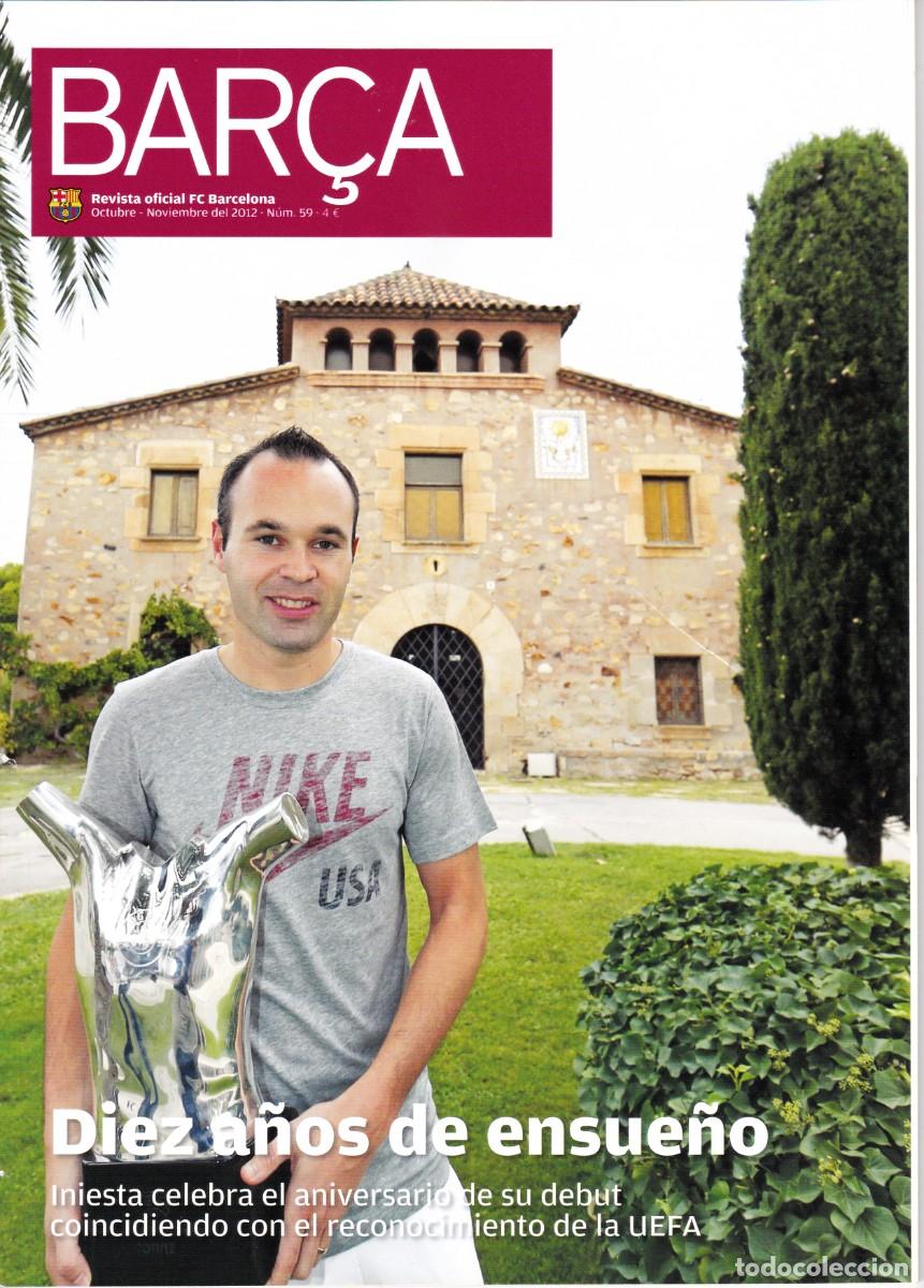 Collezionismo sportivo: REVISTA - OFICIAL DEL F.C. BARCELONA - N&ordm; 59 - EXCLUSIVA PARA SOCIOS (ABIERTA)