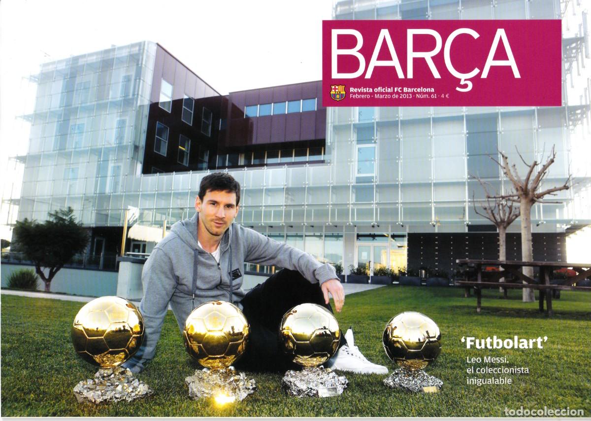 Collezionismo sportivo: REVISTA - OFICIAL DEL F.C. BARCELONA - N&ordm; 61 - EXCLUSIVA PARA SOCIOS (ABIERTA)