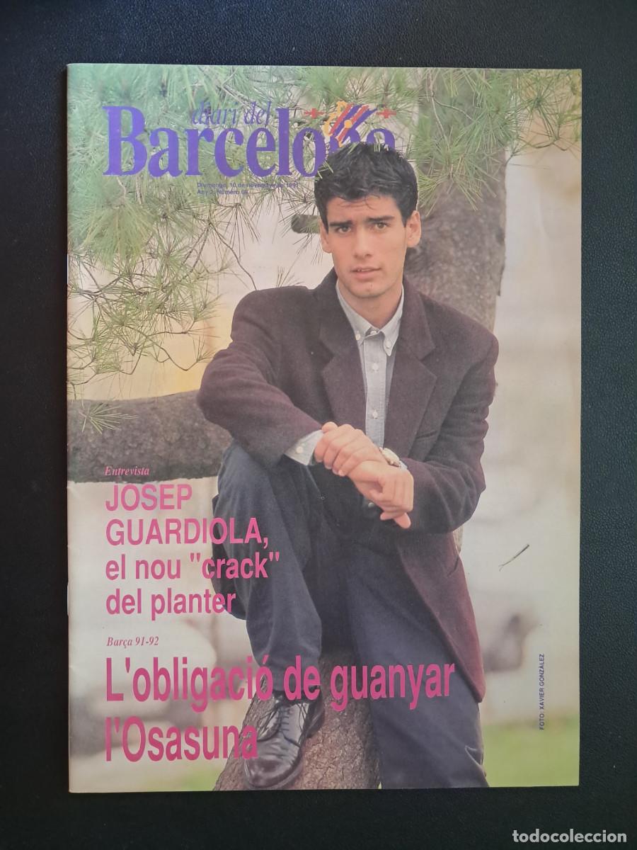 Coleccionismo deportivo: Revista Diari del Barcelona N&ordm; 11 (1991) - Regalo Camp Nou - Josep Guardiola