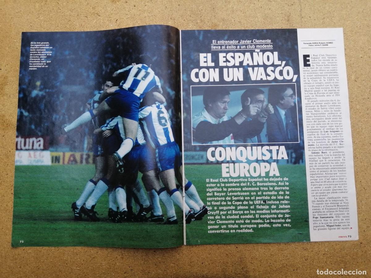 Collectionnisme sportif: REPORTAJE FUTBOL. EL ESPANYOL CONQUISTA EUROPA