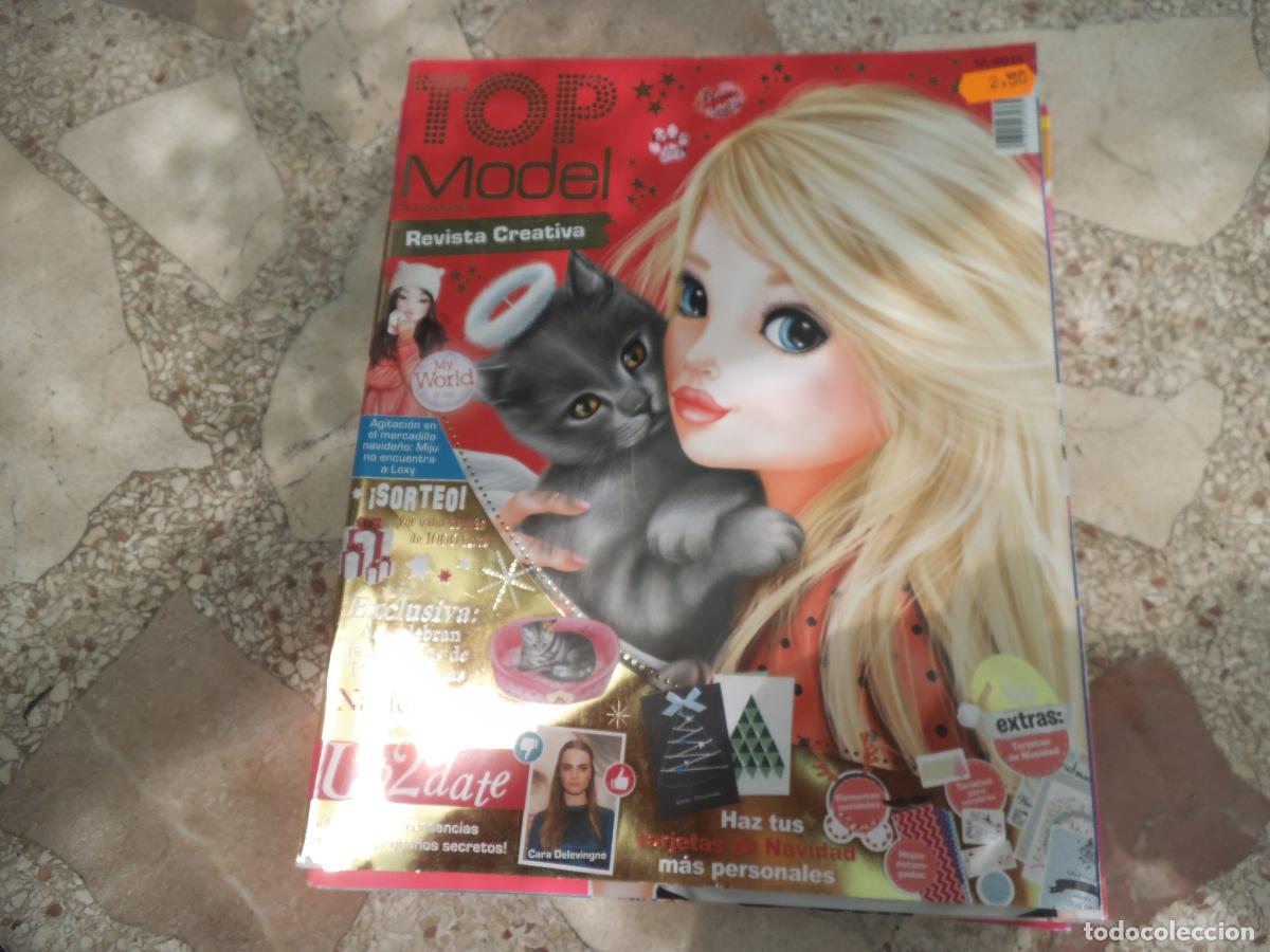 Coleccionismo deportivo: TOP MODEL REVISTA CREATIVA 12/2015. HAZ TUS TARJETAS DE NAVIDAD MAS PERSONALES. POSTER. HOJAS ESTAMP