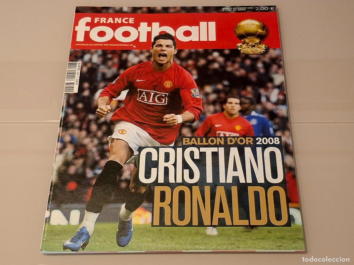 Coleccionismo deportivo: Revista france football cristiano ronaldo balon de oro 2008 manchester united champions mundial