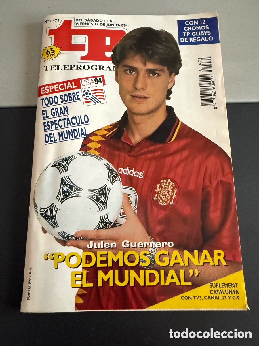 Sammelleidenschaft Sport: TP. Teleprograma n 1471. Junio 1994. MUNDIAL USA 94