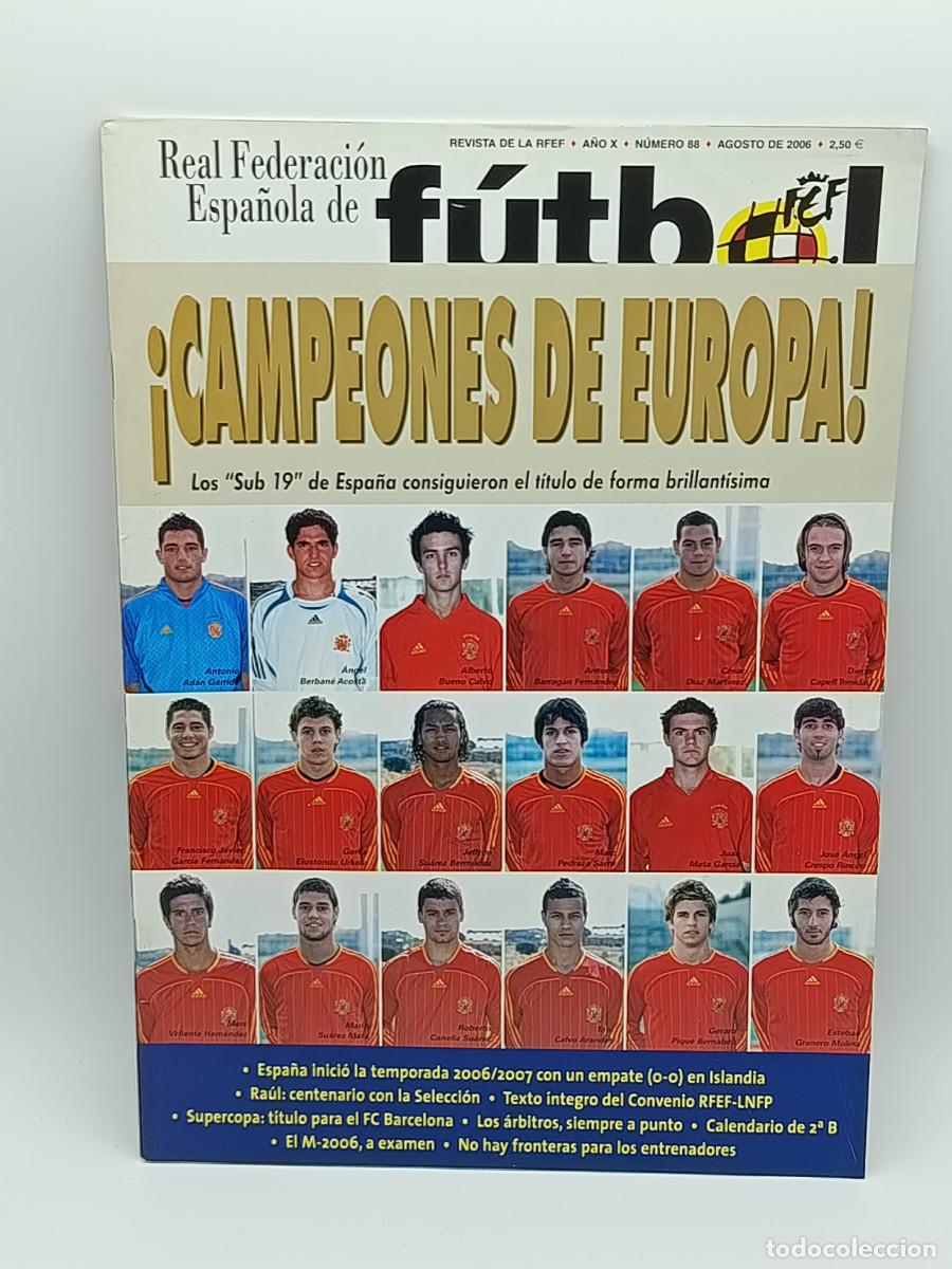 Coleccionismo deportivo: REVISTA REAL FEDERACION ESPA&Ntilde;OLA DE FUTBOL N&ordm;88. MYJ.
