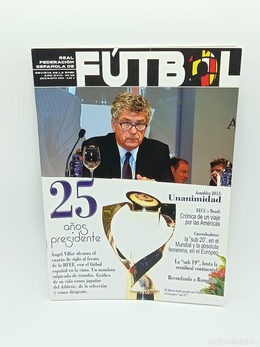 Sports collectibles: REVISTA REAL FEDERACION ESPA&Ntilde;OLA DE FUTBOL N&ordm;168. MYJ.