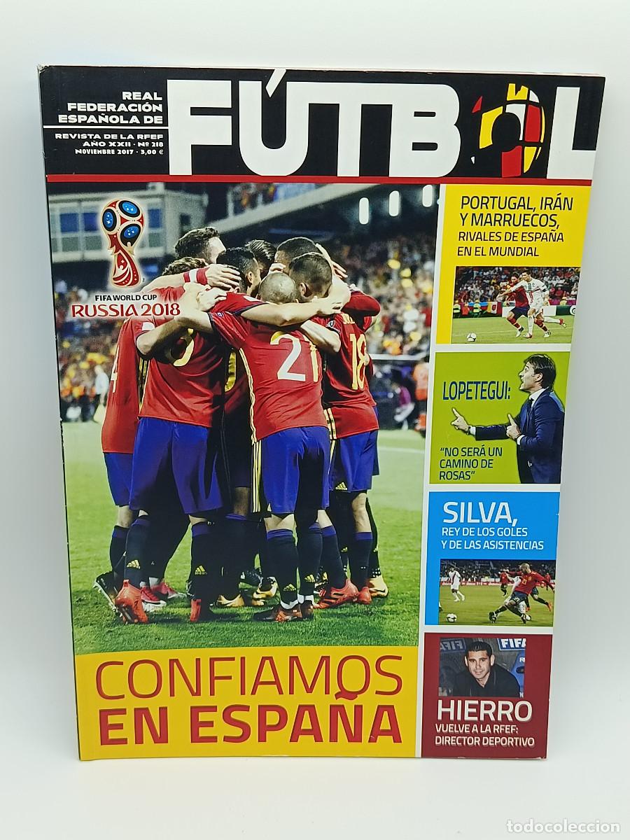 Coleccionismo deportivo: REVISTA REAL FEDERACION ESPA&Ntilde;OLA DE FUTBOL N&ordm;218. MYJ.