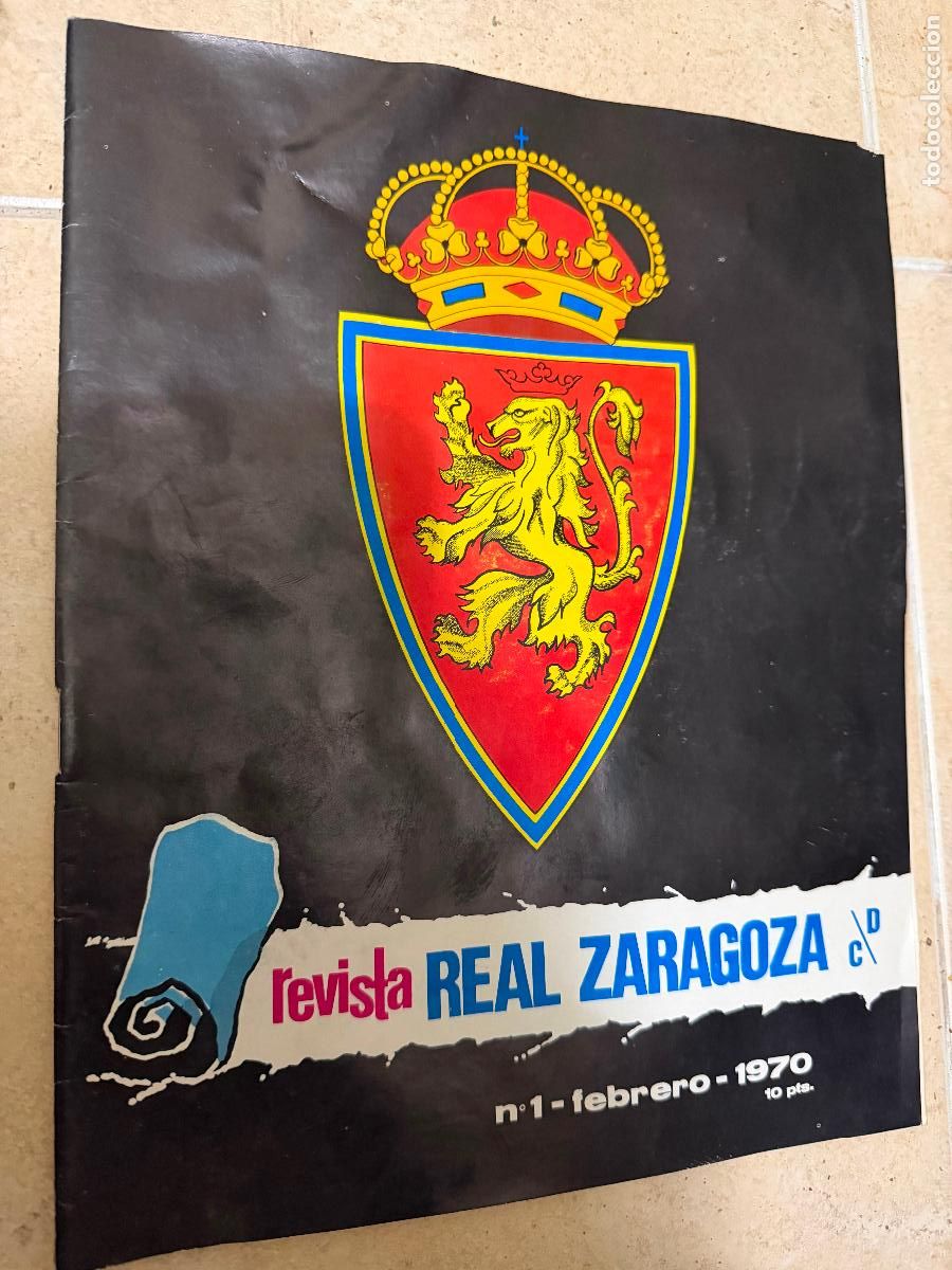 Collezionismo sportivo: Revista real Zaragoza n.1 1970