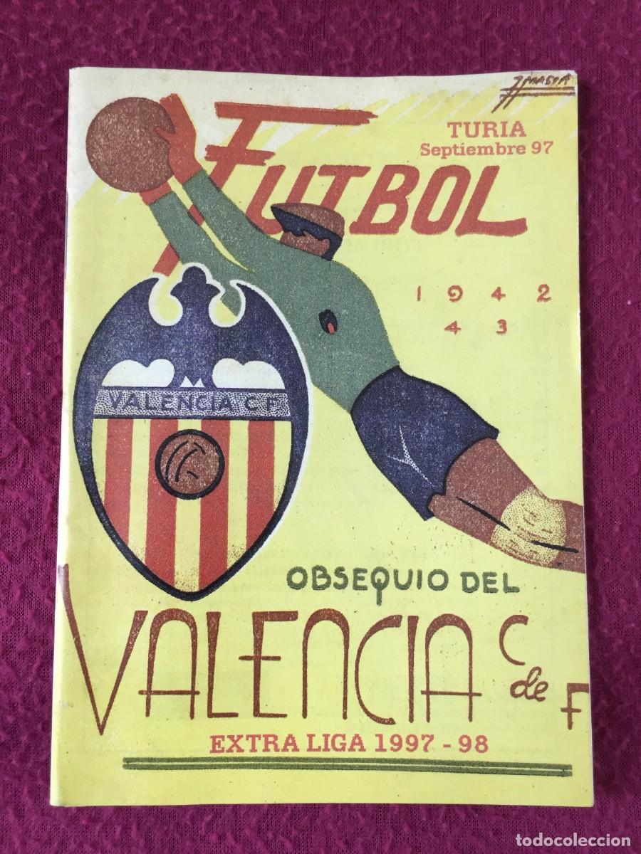 Collezionismo sportivo: VALENCIA CF EXTRA LIGA 1997-1998 CON FOTOS ER&Oacute;TICAS. OBSEQUIO CARTELERA TURIA