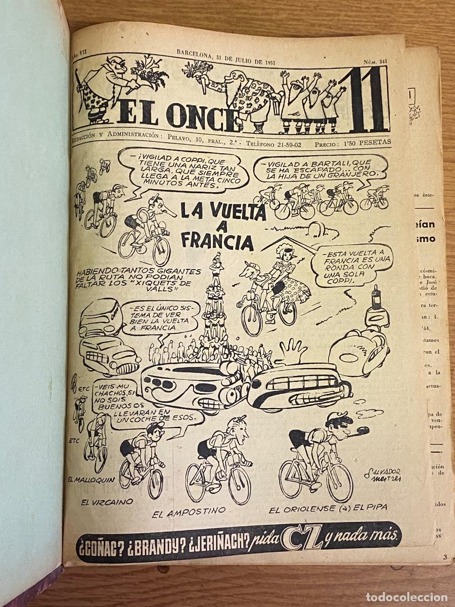Collezionismo sportivo: REVISTA EL ONCE ENCUADERNADA - 1951 y 1952 - ver fotos