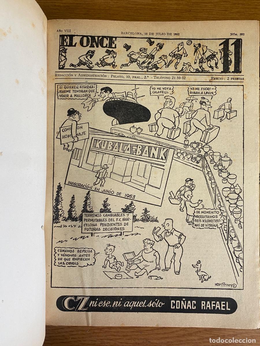 Collezionismo sportivo: REVISTA EL ONCE ENCUADERNADA - 1952 y 1953 - ver fotos