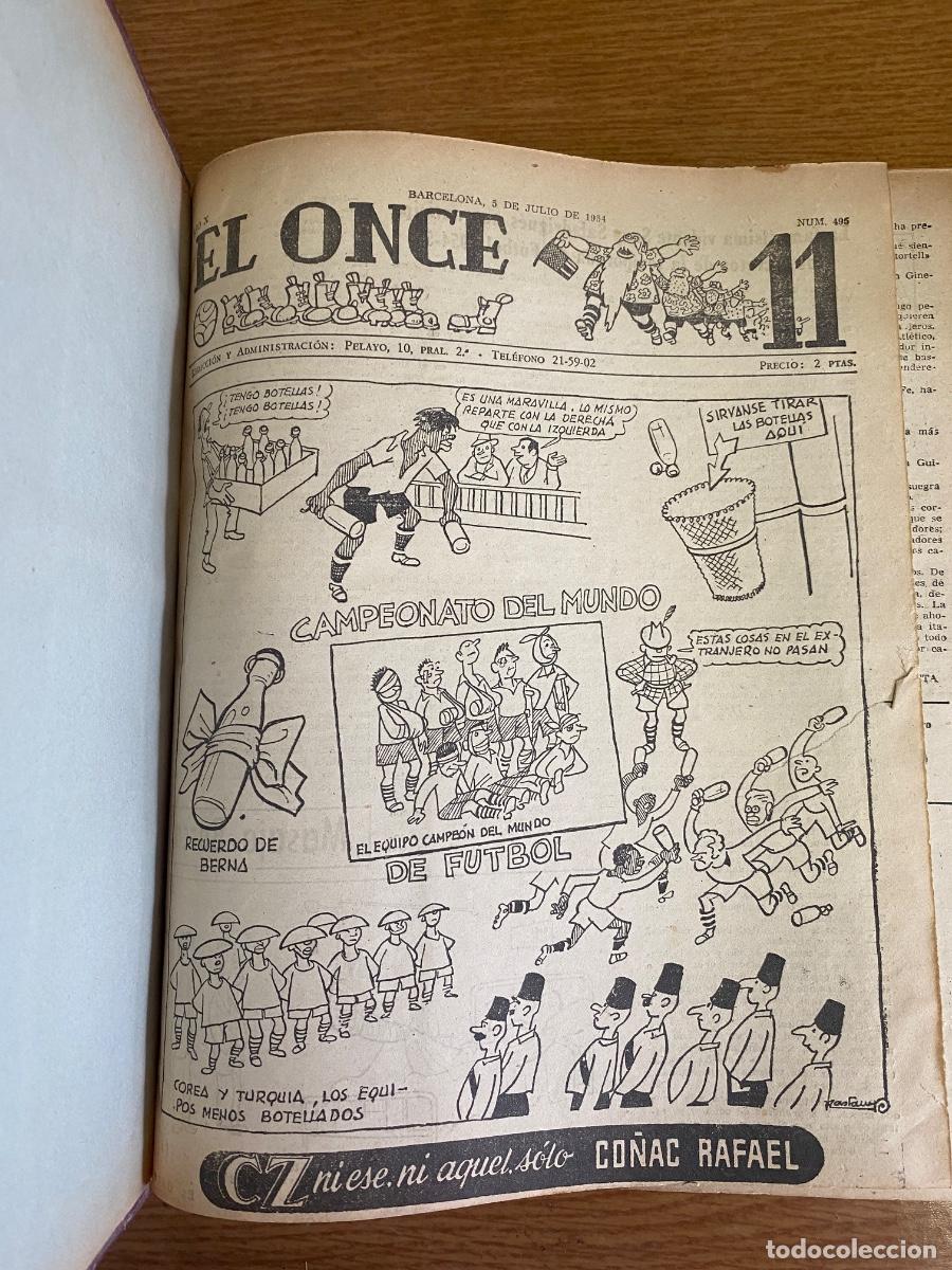 Collectionnisme sportif: REVISTA EL ONCE ENCUADERNADA - 1954 y 1955 - ver fotos
