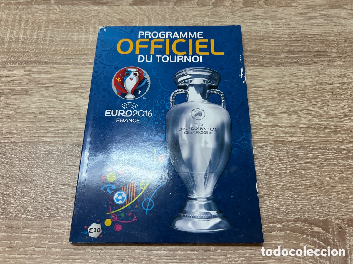 Colecionismo desportivo: EUROCOPA EURO 2016 PROGRAMA OFICIAL EN FRANCES