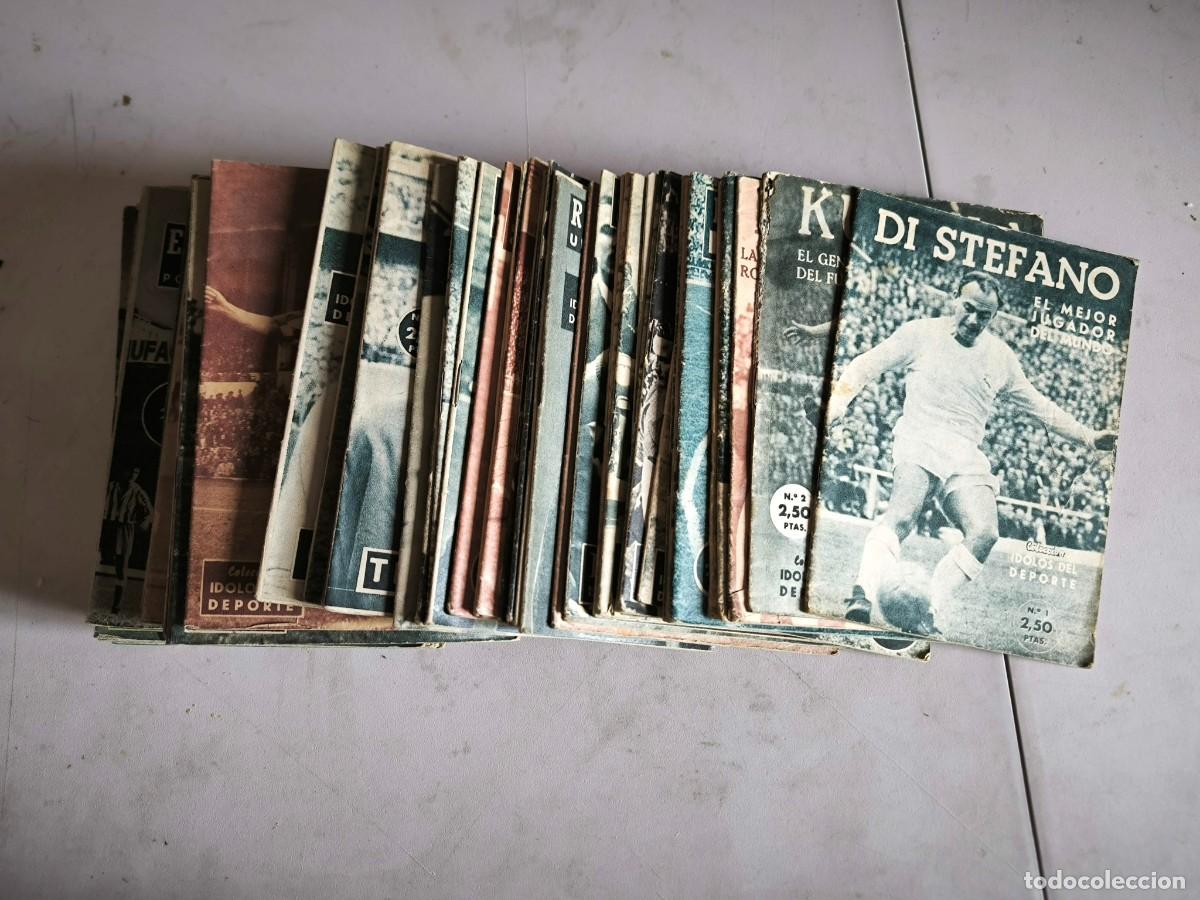 Coleccionismo deportivo: COLECCION IDOLOS DEL DEPORTE DEL 1 AL 80 (LEER DESCRIPCION)