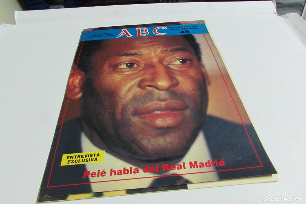 Colecionismo desportivo: SUPLEMENTO ABC N&ordm; 49 HISTORIA VIVA DEL REAL MADRID PELE