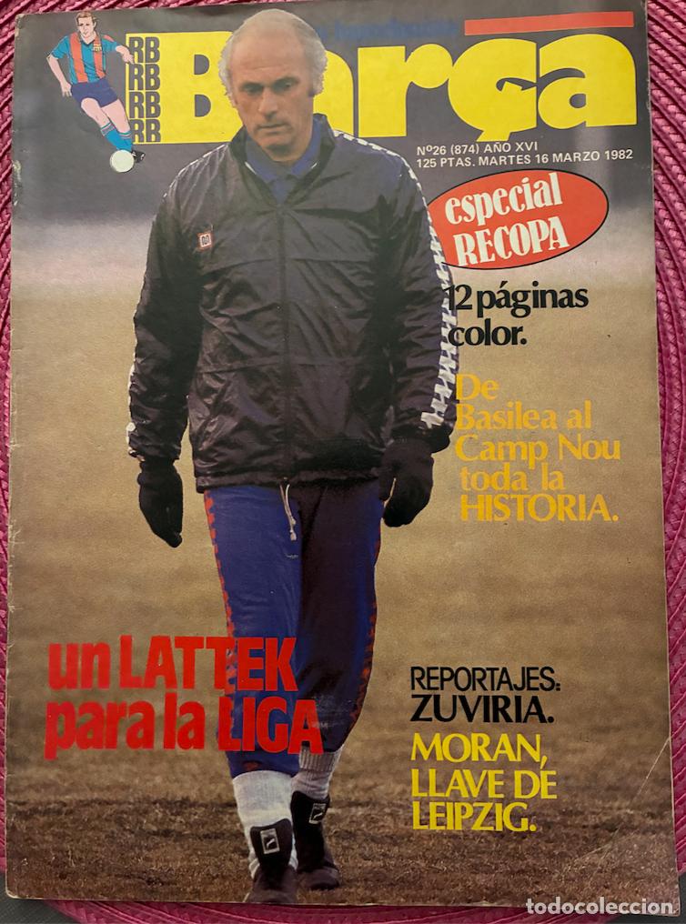 Coleccionismo deportivo: RB Bar&ccedil;a. Revista Barcelonista 81-82. Ver fotos!
