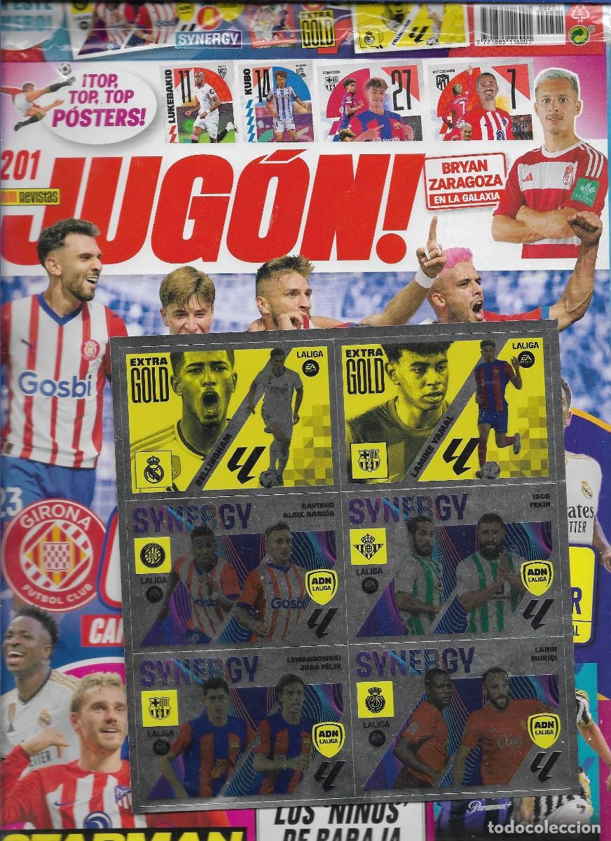 Coleccionismo deportivo: REVISTA JUGON 201 CON LAMINE YAMAL Y SYNERGY
