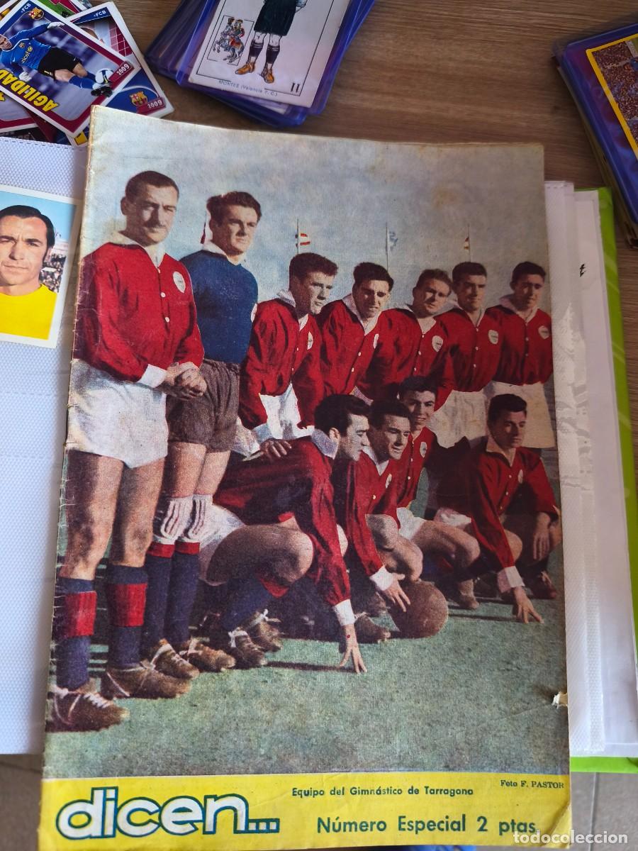 Coleccionismo deportivo: Dicen 1954. Portada gimn&aacute;stico de tarragona .