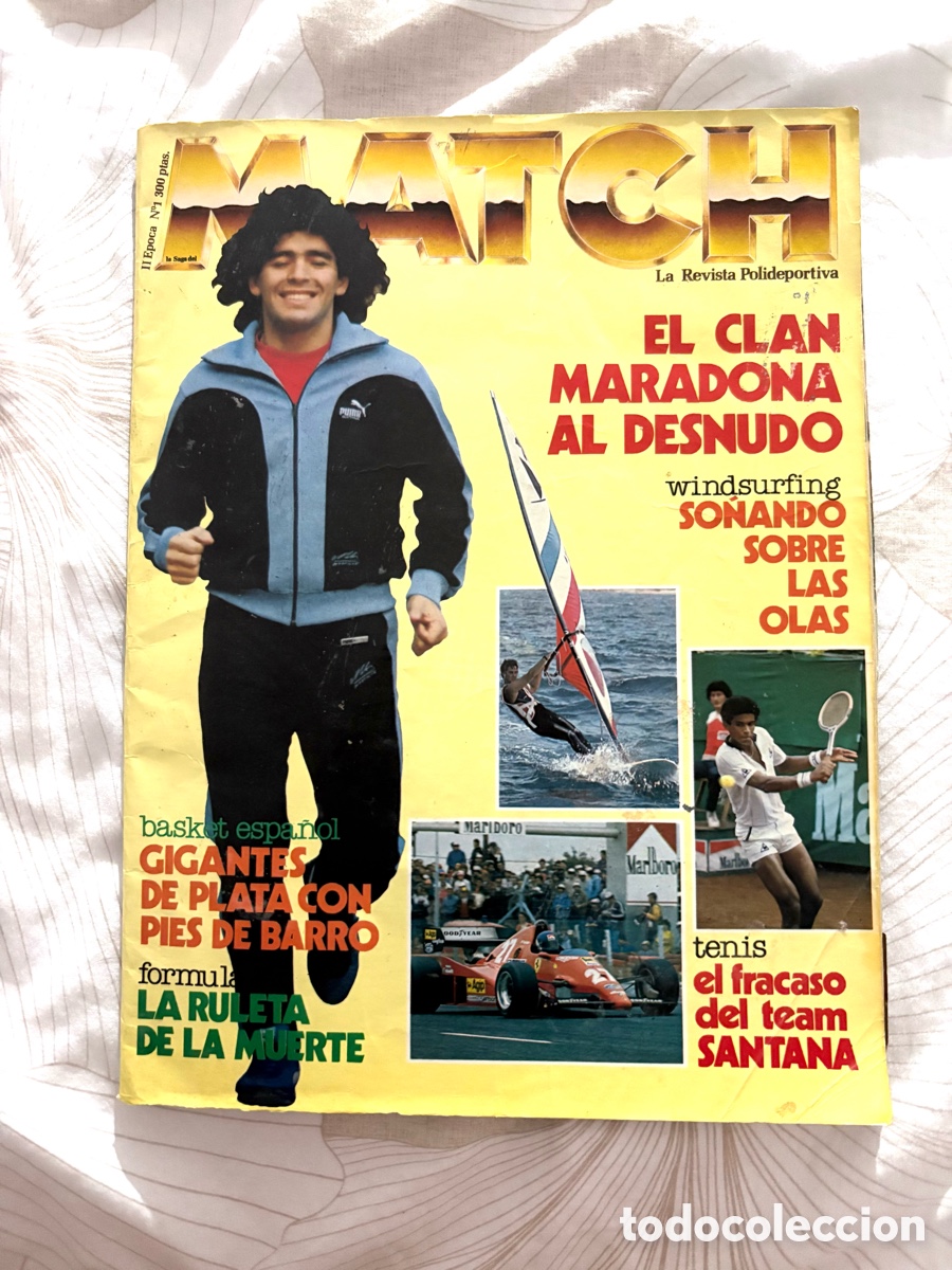 Coleccionismo deportivo: &Uacute;NICA - RARA Revista MATCH. II &Eacute;poca - N&ordm; 1 (1983). Especial &rdquo;El Clan Maradona al Desnudo&rdquo;.