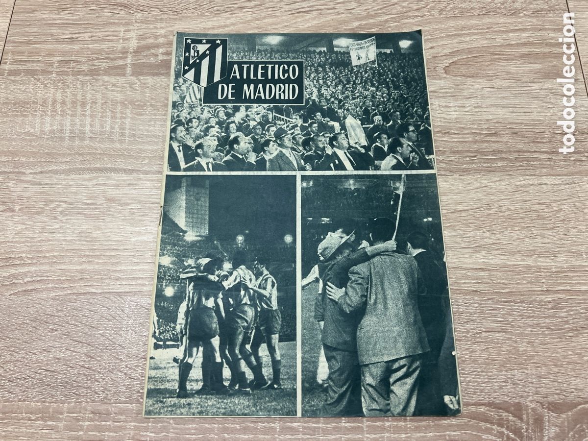 Coleccionismo deportivo: 1963 AT MADRID v NUREMBERG SEMIFINAL RECOPA REVISTA AT MADRID N&ordm; 41 ABRIL 1963