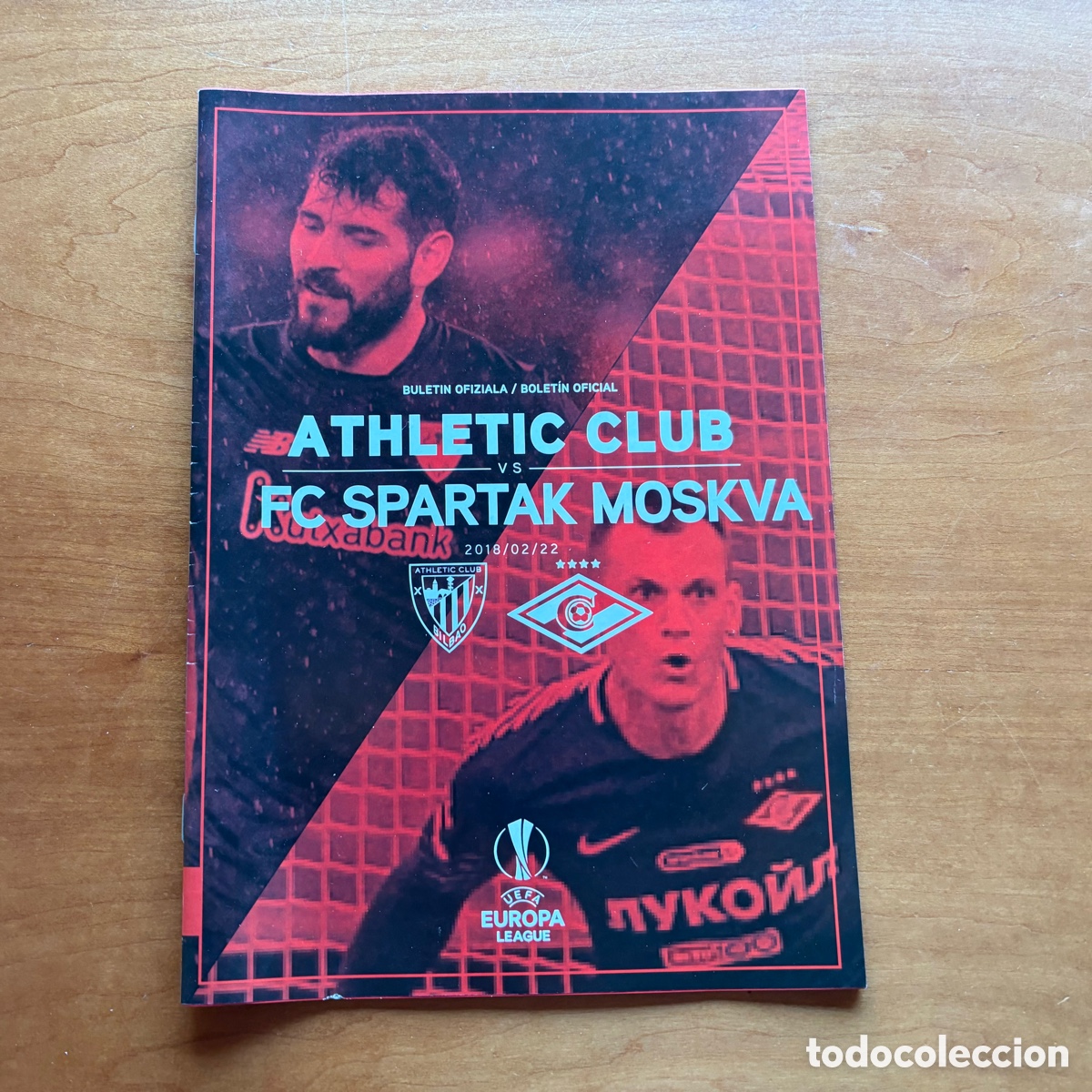 Coleccionismo deportivo: Programa Athletic Club FC Spartak Moskva Temporada 17-18