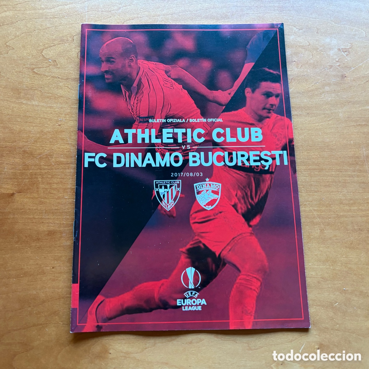 Coleccionismo deportivo: Programa Athletic Club FC Dinamo Bucuresti Temporada 17-18