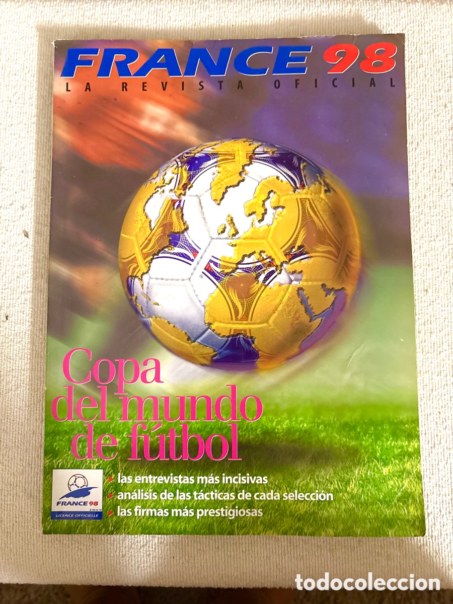 Coleccionismo deportivo: France 98: La Revista Oficial - Copa del Mundo de F&uacute;tbol (Edici&oacute;n Espa&ntilde;ola - Taller de Editores)