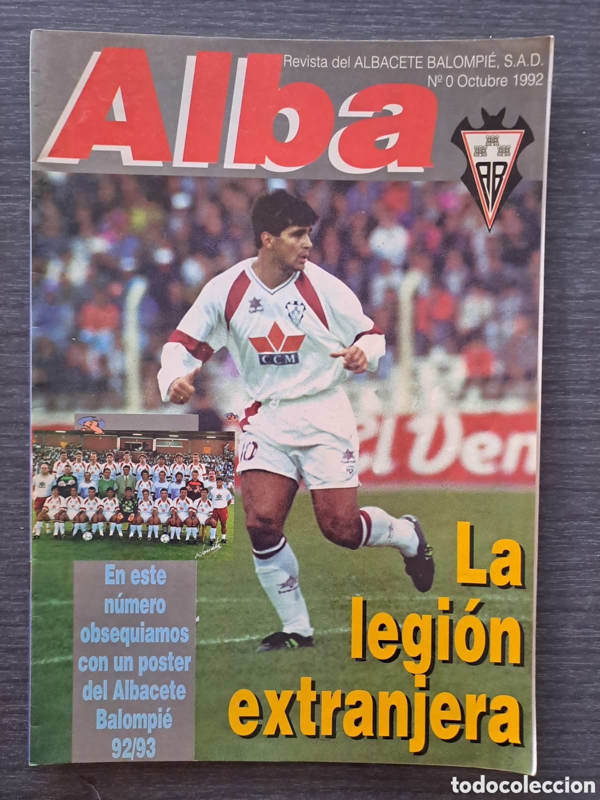 Coleccionismo deportivo: REVISTA ALBA N&ordm; 0 &mdash; BALOMPI&Eacute; &mdash; PRIMER N&Uacute;MERO Revista ALBA n&ordm; 0, correspondiente al primer n&uacute;mero