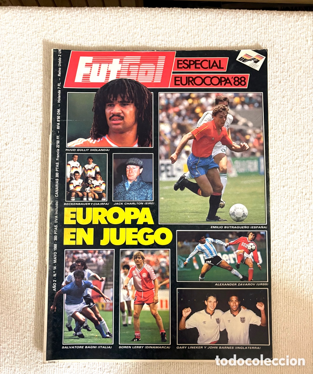 Coleccionismo deportivo: Revista FutGol Especial Eurocopa 1988 - Completa y Muy Buen Estado