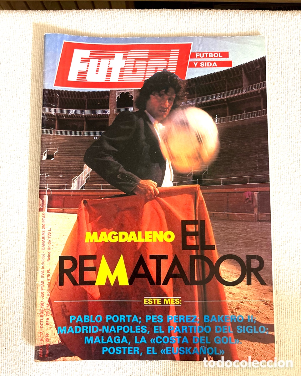 Coleccionismo deportivo: Revista hist&oacute;rica de f&uacute;tbol descatalogada: FutGol A&ntilde;o 2, N&uacute;mero 7 (Octubre de 1987)