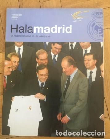 Coleccionismo deportivo: REVISTA OFICIAL REAL MADRID HALA MADRID # 2 (FEBRERO 2002) FLORENTINO PEREZ REY JUAN CARLOS