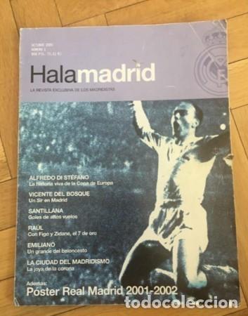 Coleccionismo deportivo: REVISTA OFICIAL REAL MADRID HALA MADRID # 1 (OCTUBRE 2001) ALFREDO DI STEFANO