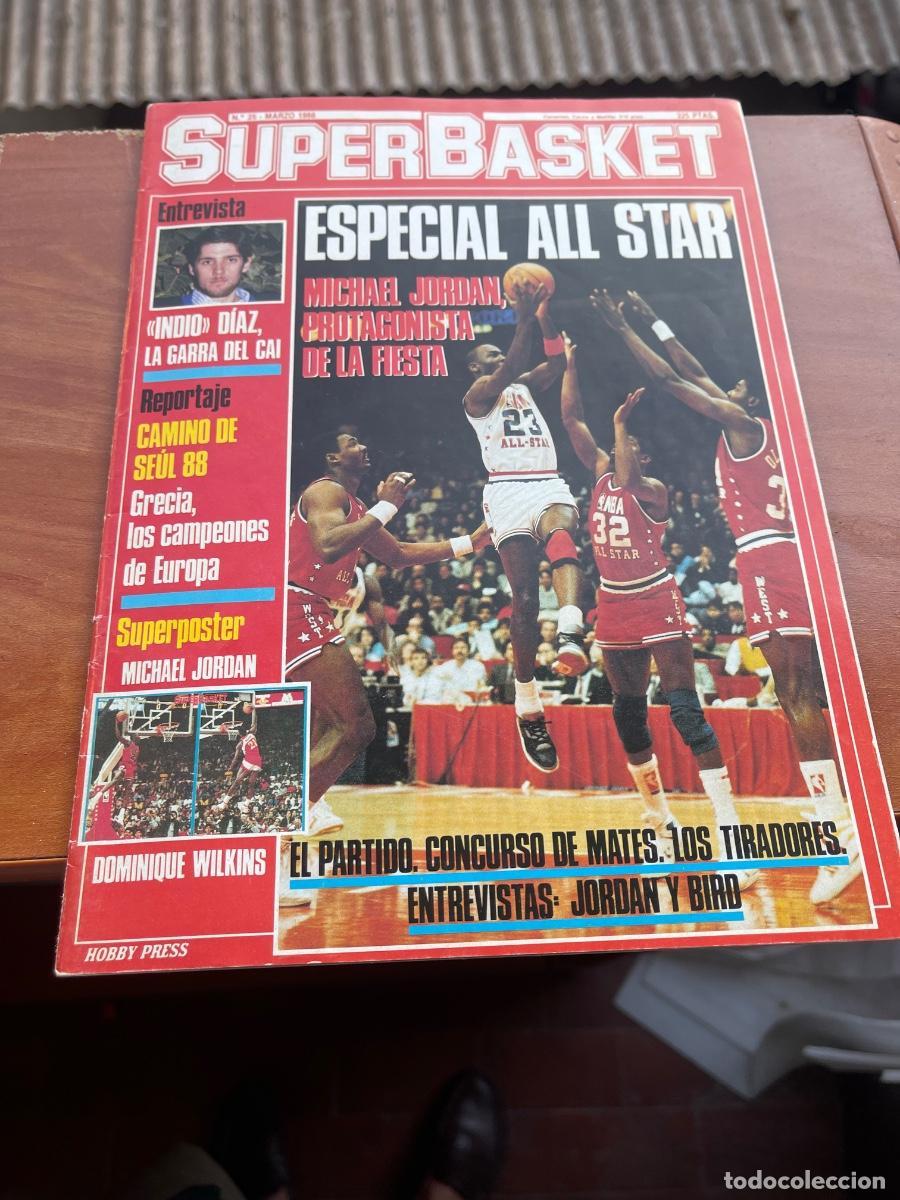 Coleccionismo deportivo: REVISTA SUPERBASKET 1&ordf; SERIE N&deg; 25 MARZO 1988 ESPECIAL ALL STAR michael jordan larry bird...